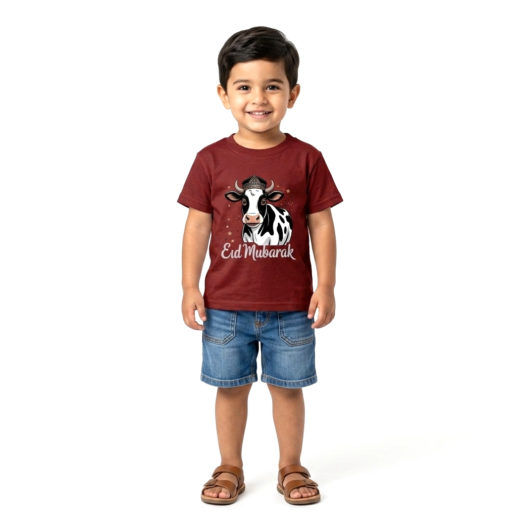 Bakra Eid Unisex Maroon Tee - Image 2