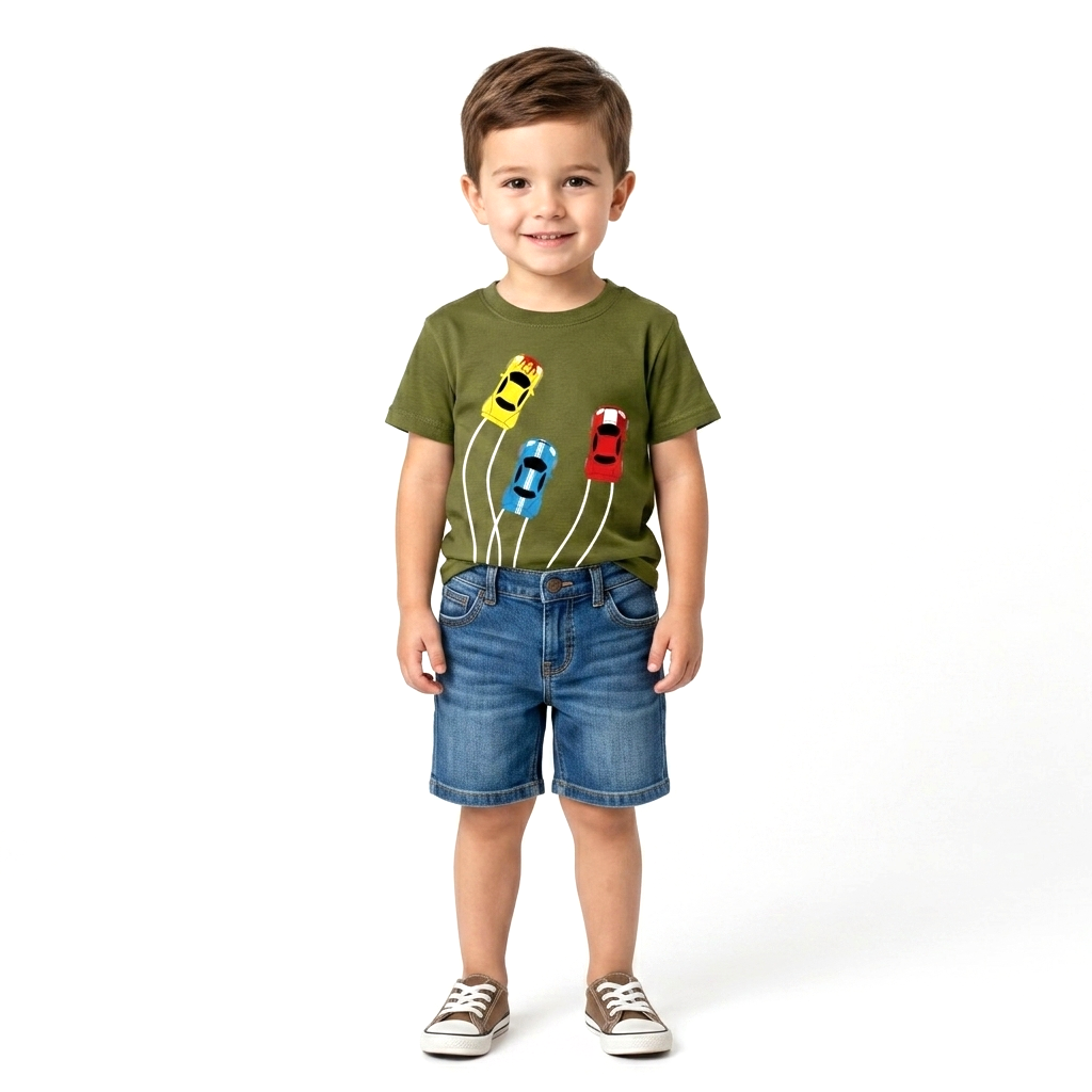 Casual T-Shirt Cars - Image 2