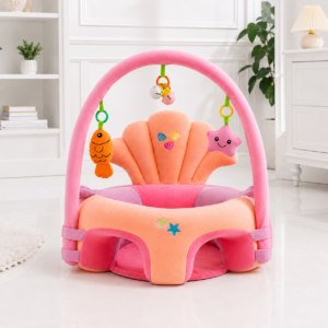 Ocean Baby Seater with soft plush support seat, hanging toys and comfortable infant sitting cushion.