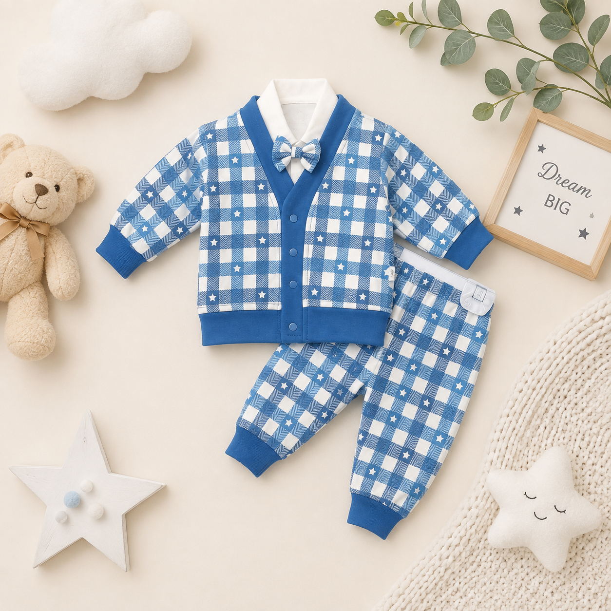 Star Check Winter Suit