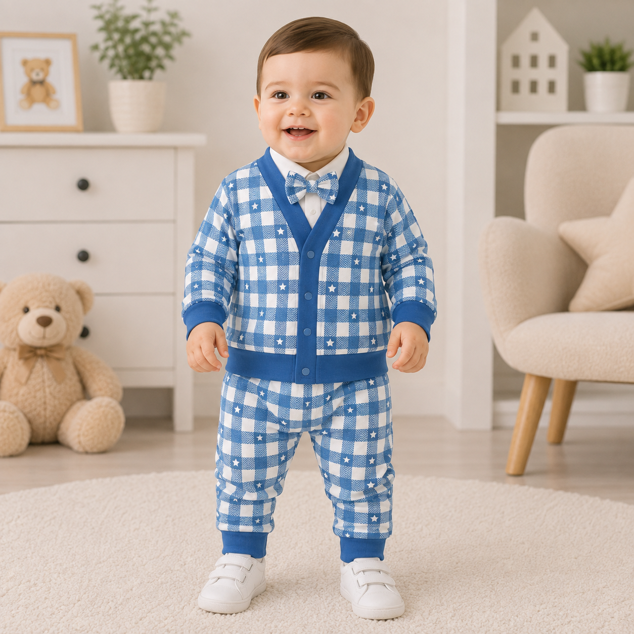Star Check Winter Suit - Image 3