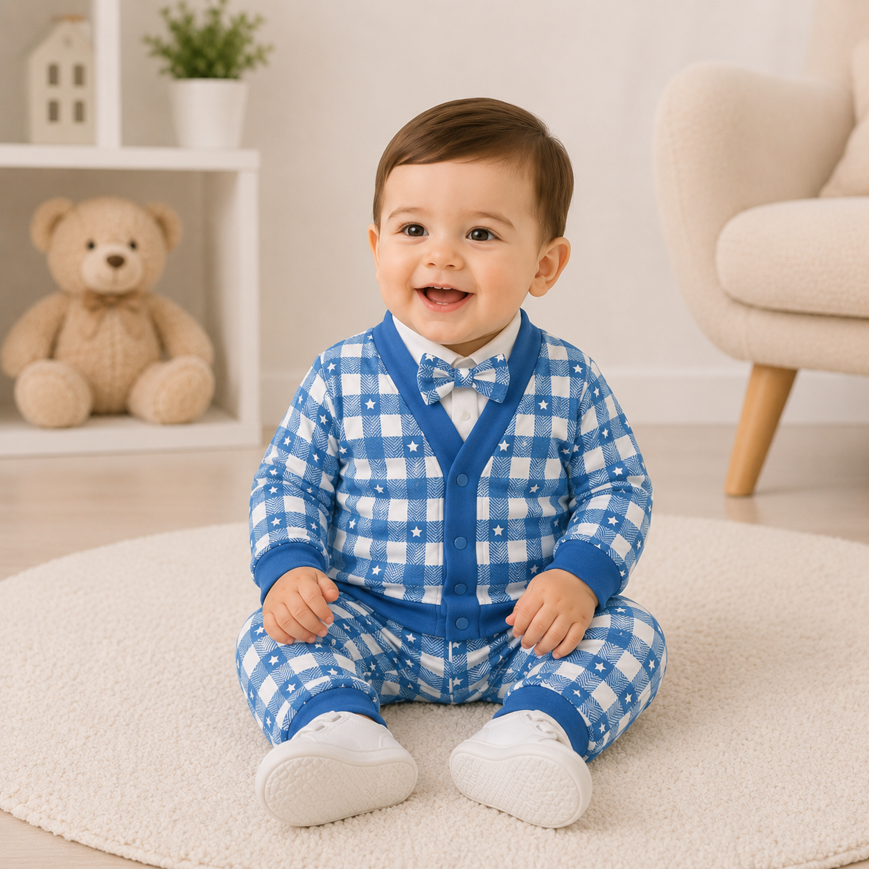 Star Check Winter Suit - Image 2