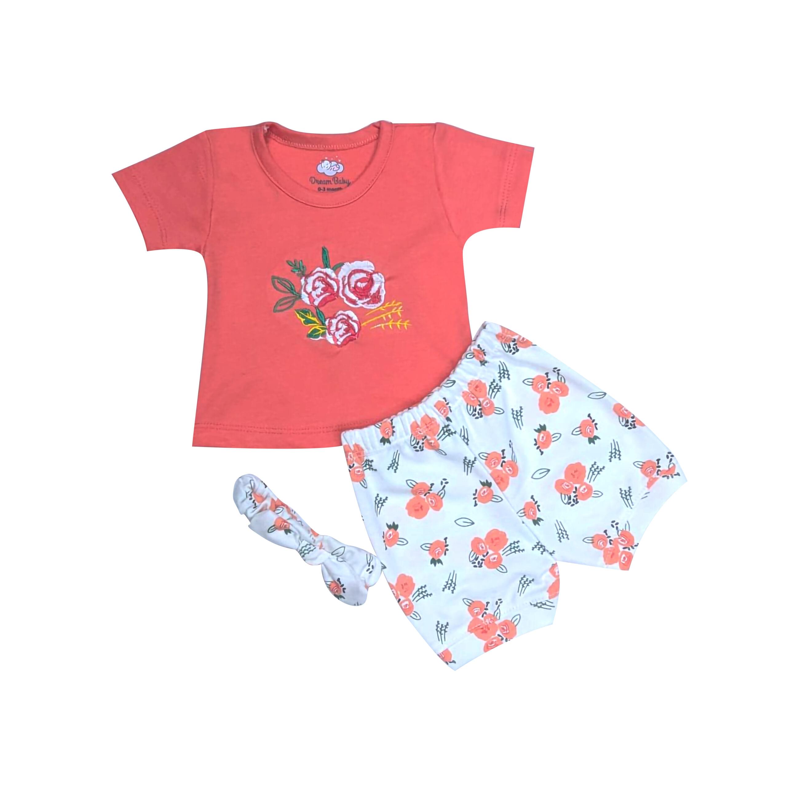Baby girl 2 piece Flower Suit
