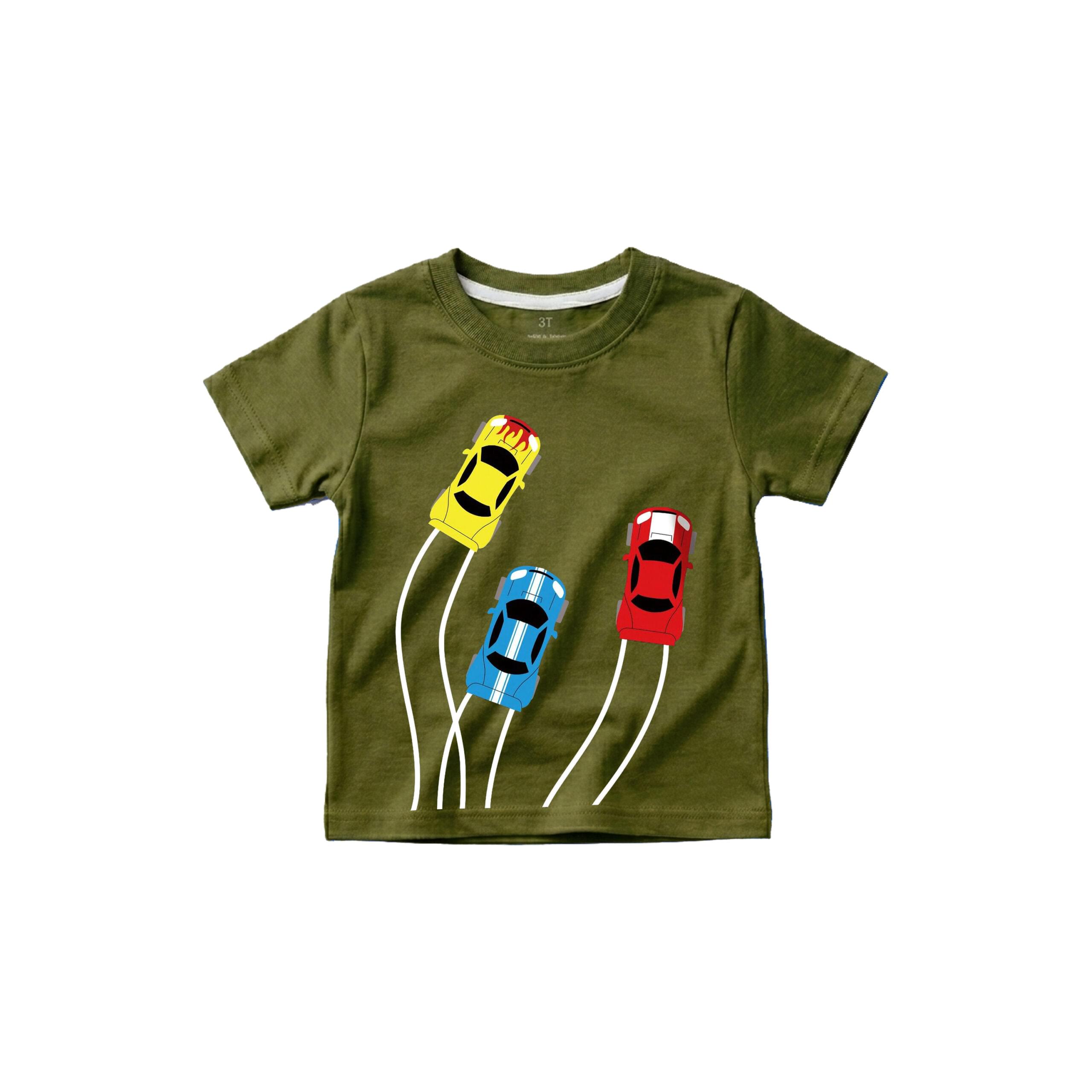Casual T-Shirt Cars