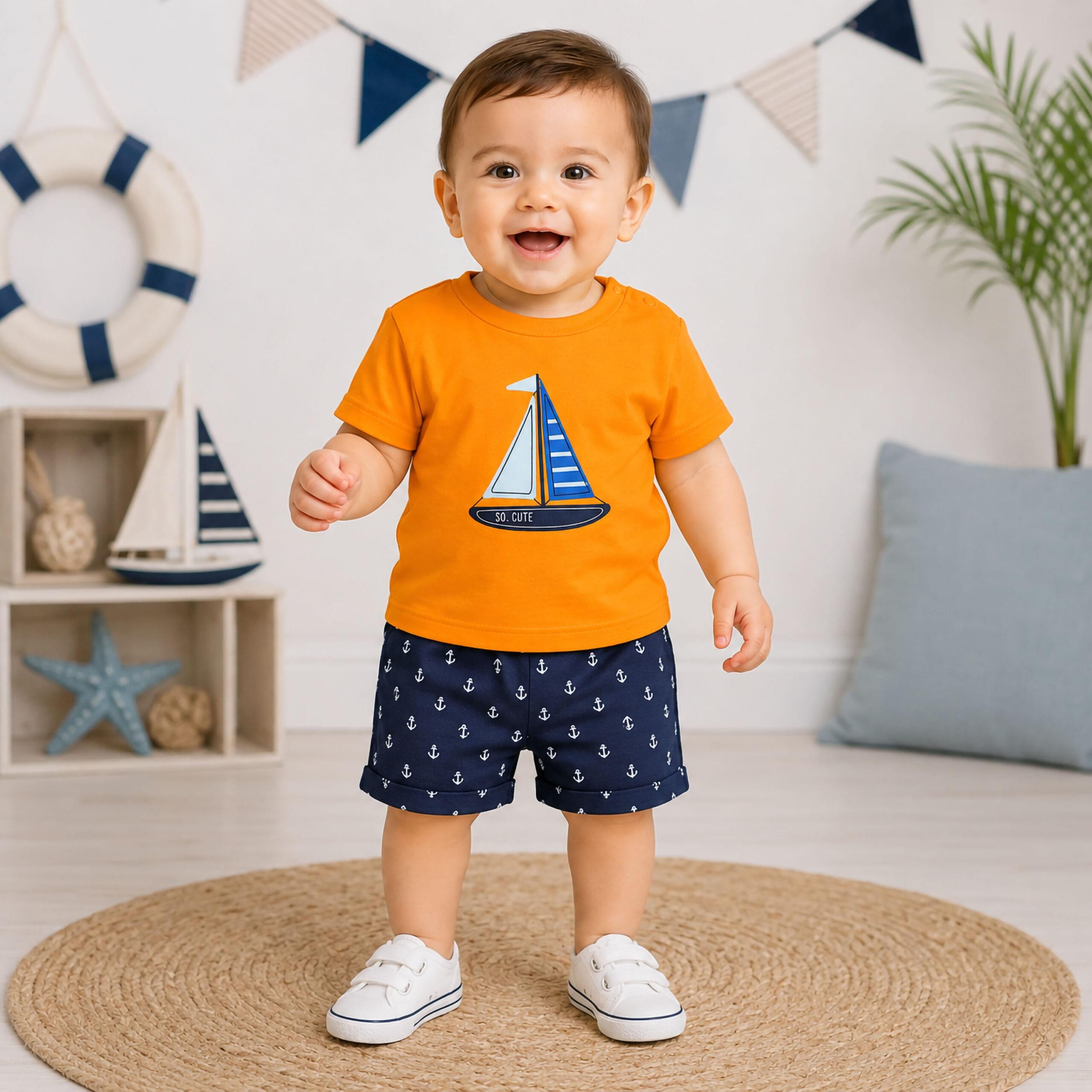 Short T-Shirt Casual Outfit Set - Image 2