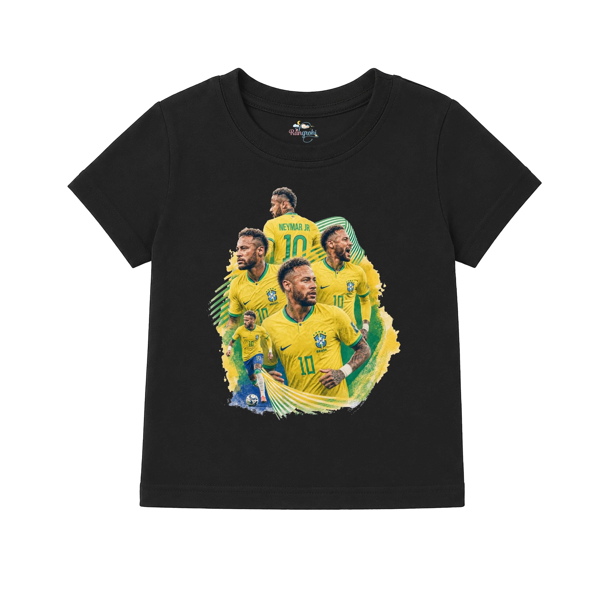 Neymar Jr Brazil Football Kids T-shirt