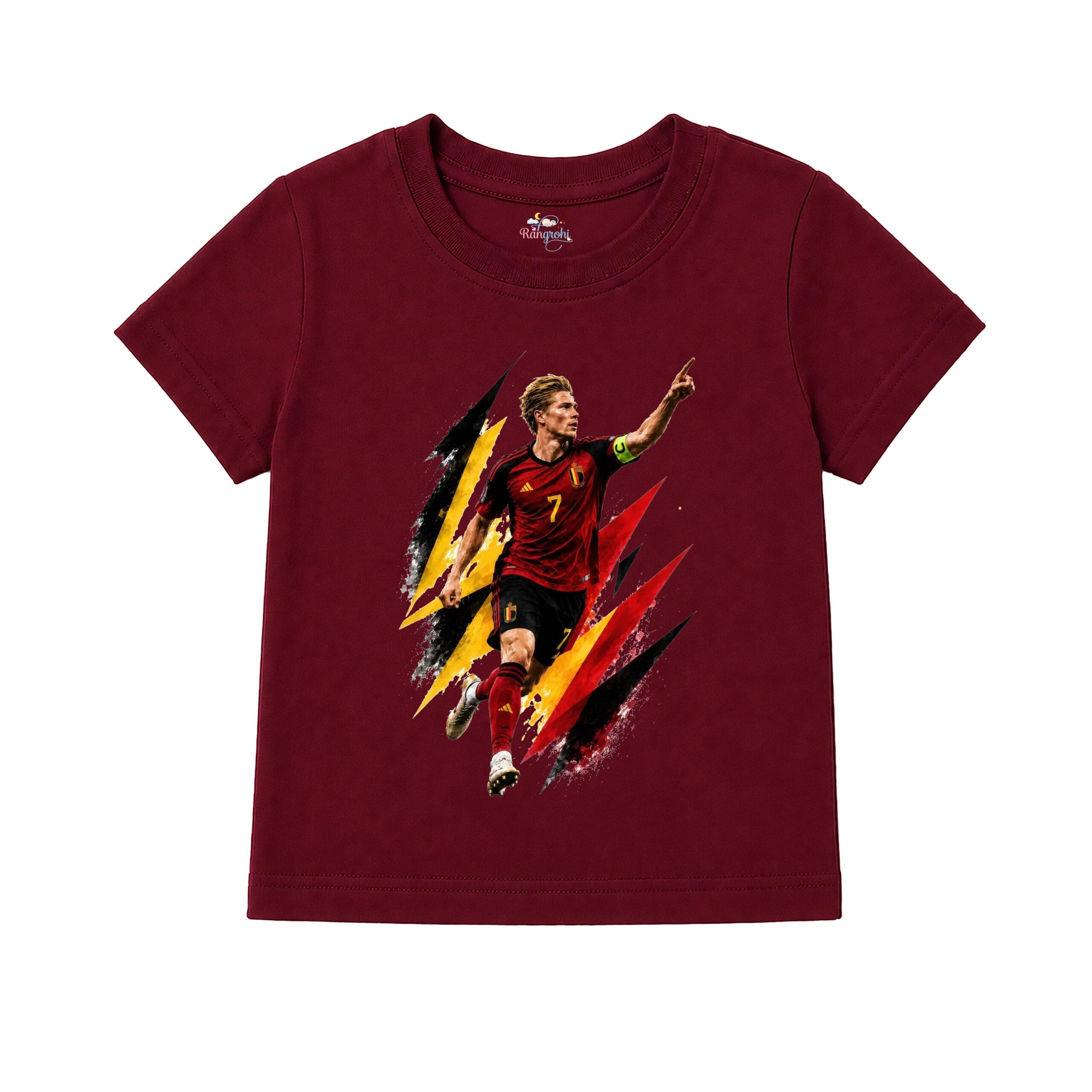 Kevin De Bruyne Belgium Football Kids T-shirt