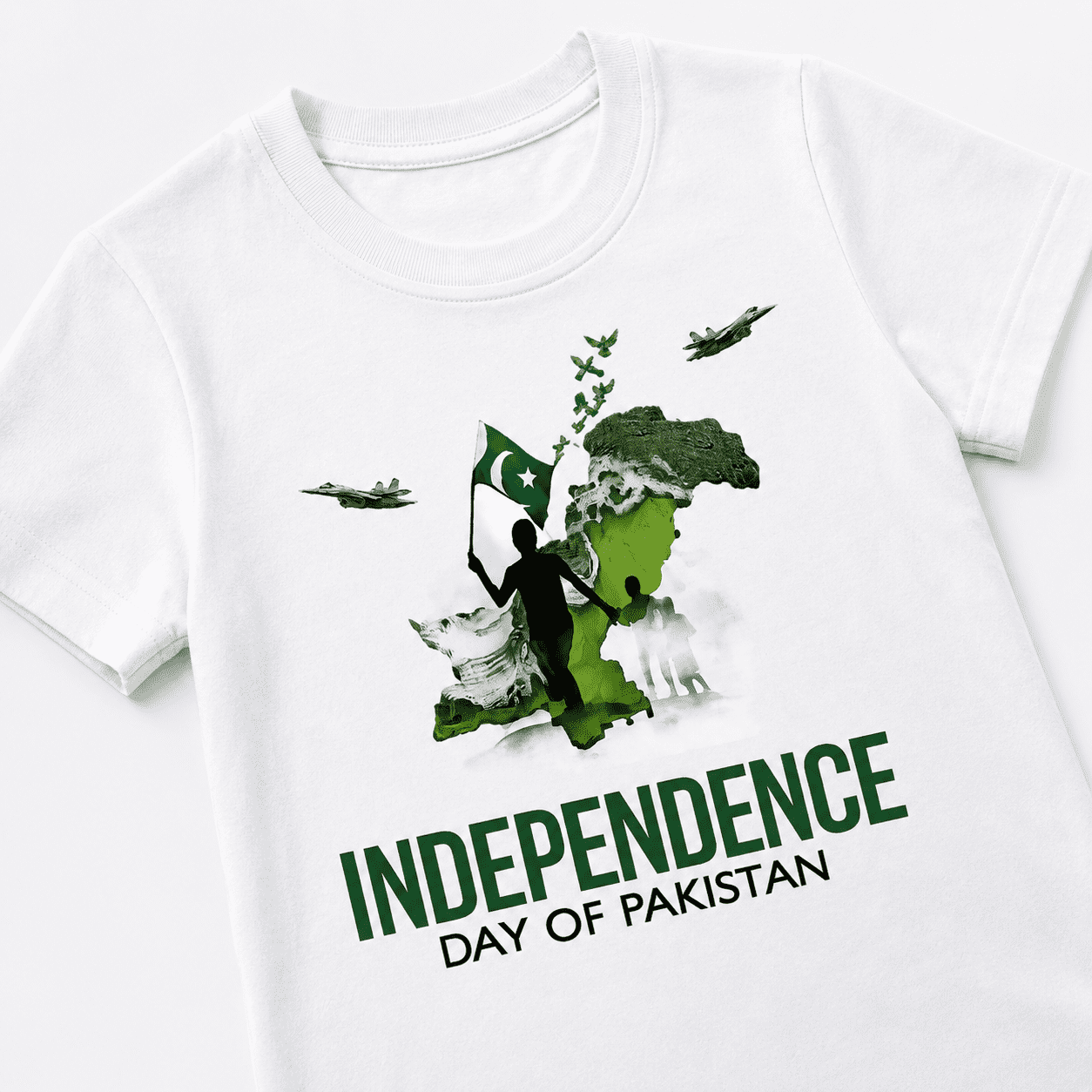 Pakistan Independence Day Kids T-Shirt - Image 2