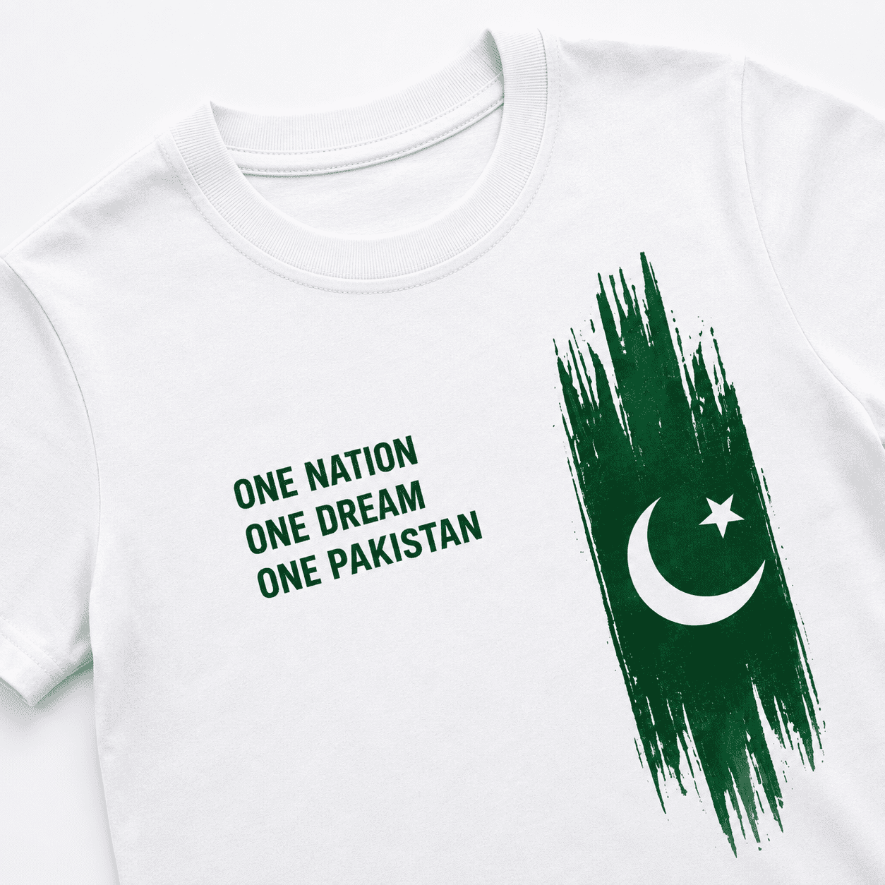 One Nation One Dream Pakistan Kids T-Shirt - Image 2