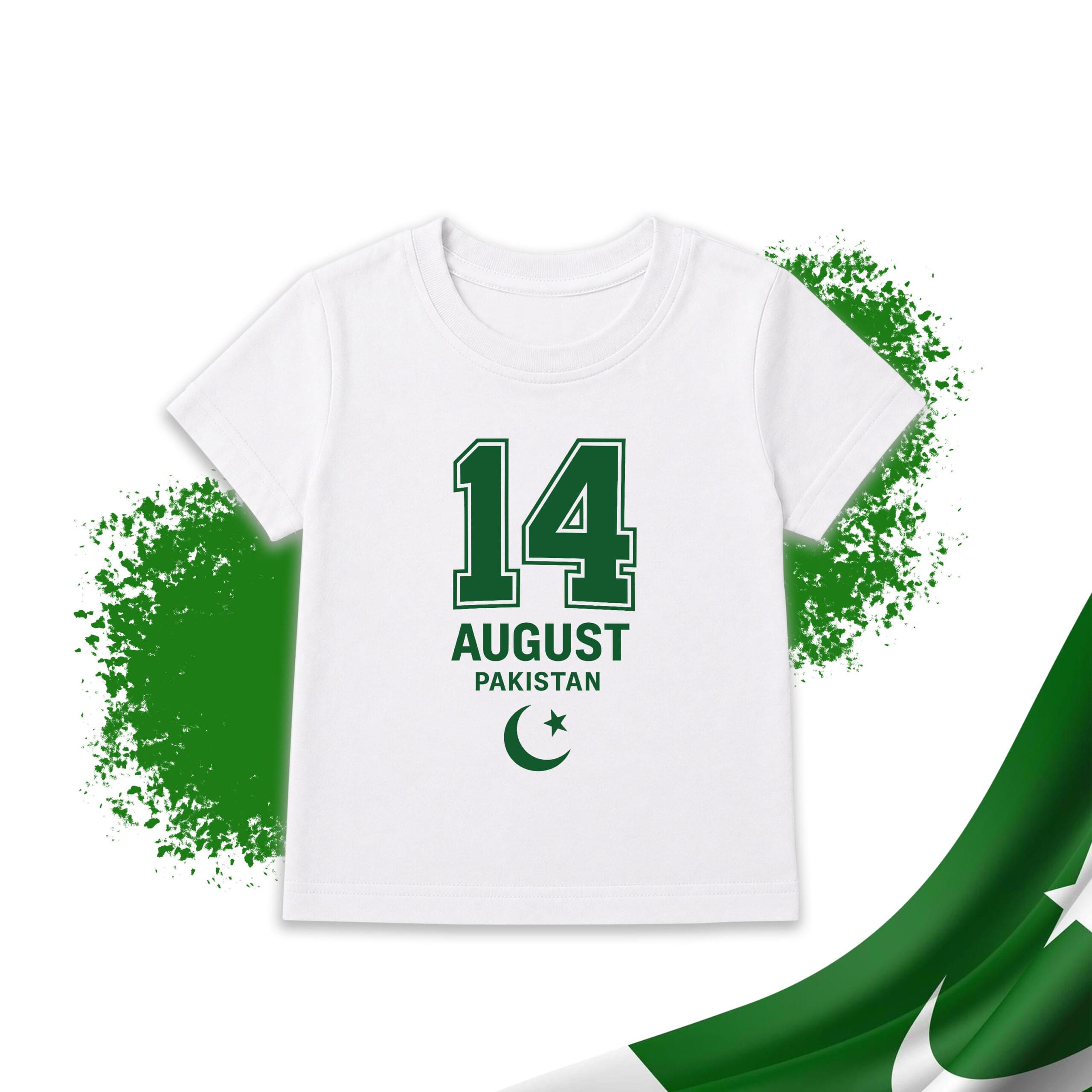 14 August Pakistan Kids T-Shirt