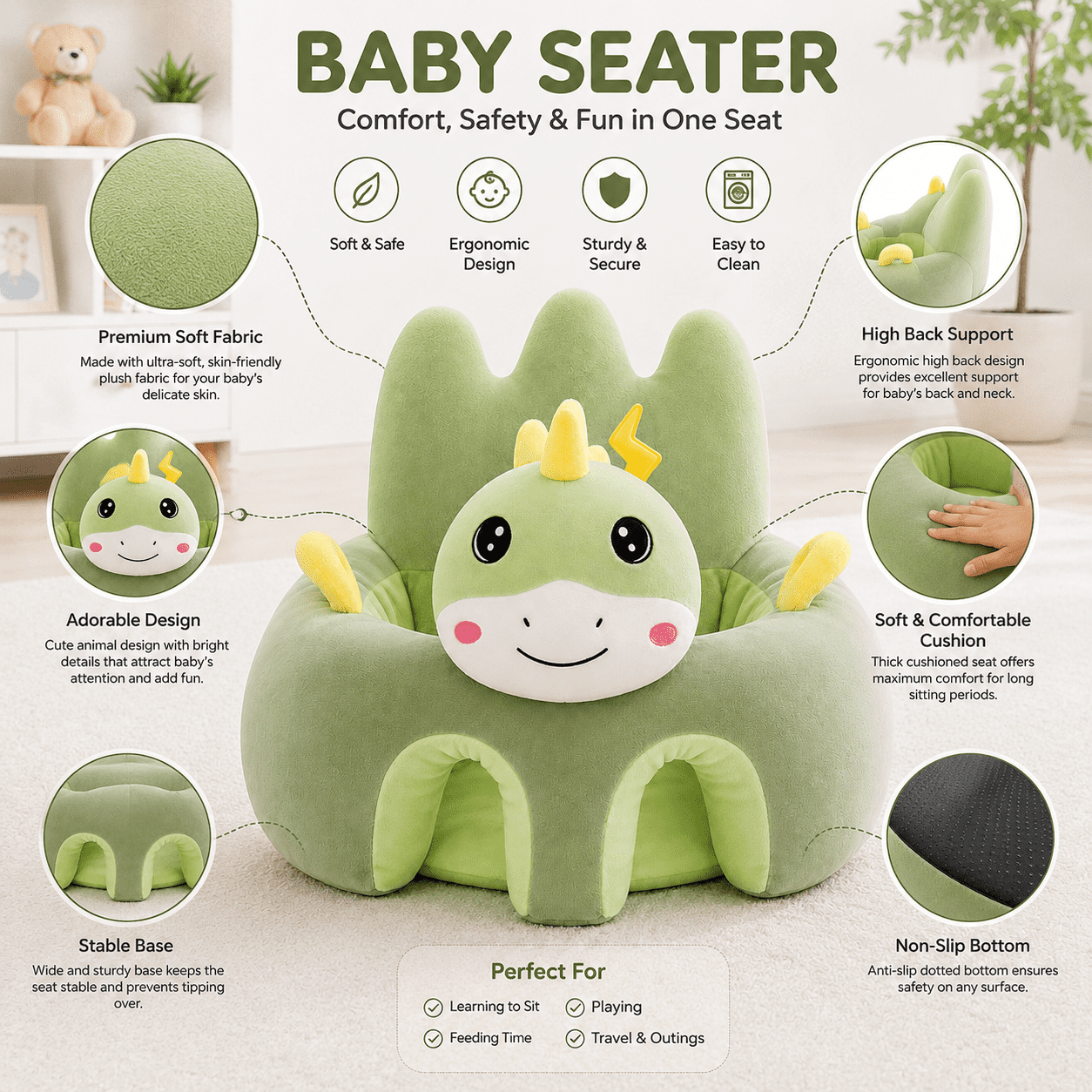 Dino Baby Seater - Image 2