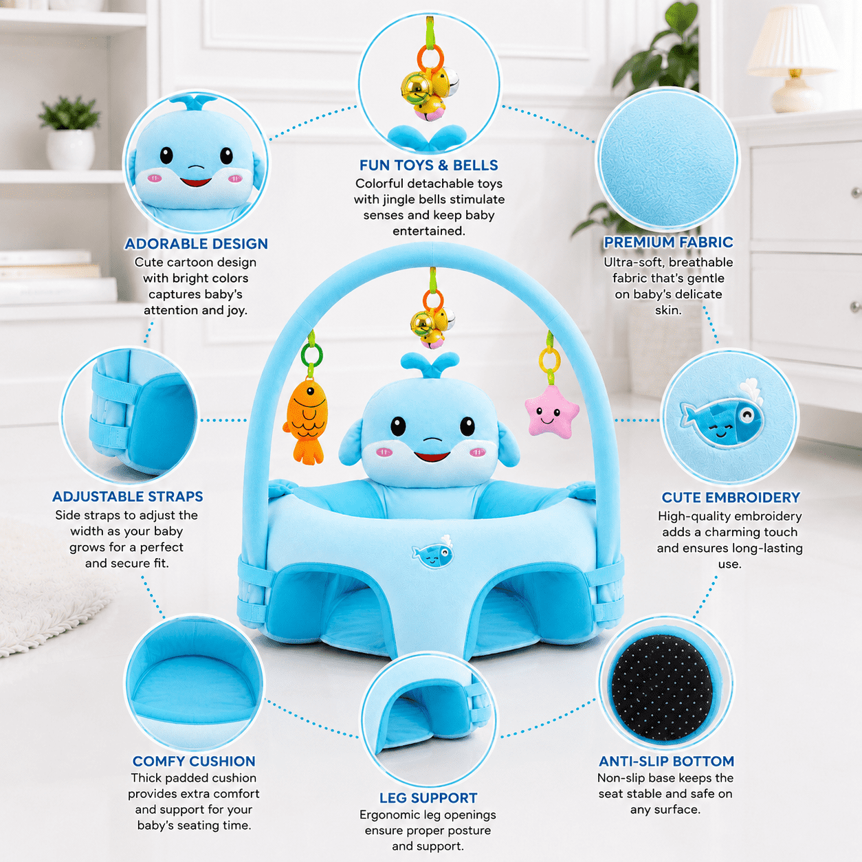 Whale Baby Seater - Image 2